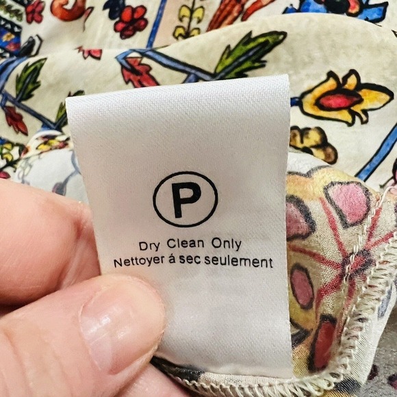 Anthropologie Vineet Bahl Embroidered Front Tie Boho Blouse Top Size Small - Picture 10 of 10